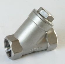 Quality API 598 Screwed End Stainless Y Strainer Ss316/CF8M Water Meter Strainer/thread strainer/200wog/NPT for sale