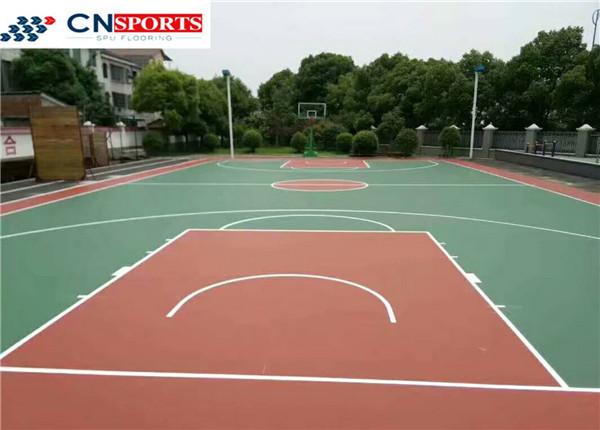Quality Anti UV SPU Flooring Hard Top Soft Down No Discoloration for sale