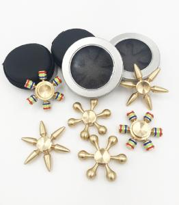 Wholesale Cheap price copper brass material detachable hand fidget finger spinner QL1102