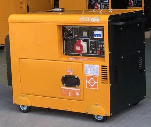 Buy cheap Small Super Silent Air Cooled Genset Diesel Generator 3kw 5kw 7kw 8kva DC 12V Single Phase product