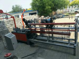 Buy cheap 4m width PLC full Automatic double wire Chain Link Fence Machine/diamond wire mesh machine product