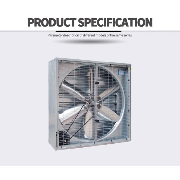 50inch Industrial Fan/Greenhouse Exhaust Fan/Poultry Farm Equipment 36 42 48 54 " Inch 900 1060 1220 1380 mm Factory Greenhouse Poultry Farm Chicken House Ventilation Exhaust Fan
