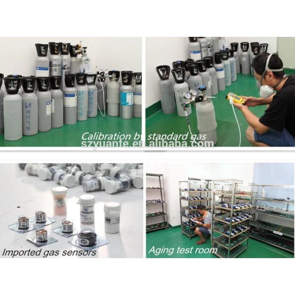 Gas Detector Multi Gas Dedected Segment Code LCD Display Automatically test and Calibrate After Power-on 6