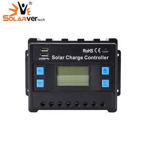 China Durable 40A PWM Solar Charge Controller Off Grid With LCD Display on sale