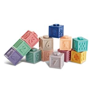 Buy cheap Kids Stacking Toy Puzzle Educational Baby Hard Silicone Building Blocks product
