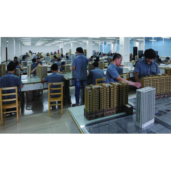 High rise 3d building architectural scale models material for sale with colorful light