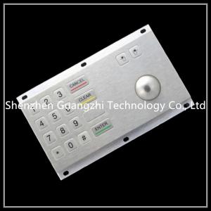 Buy cheap Industrial Metal Numeric Keypad With Trackball Contaminate Resistant product