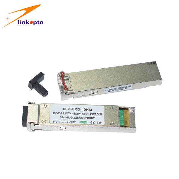Quality Simplex LC BIDI 10G XFP Module Tx1330 / Rx1270nm 60km Compatible With Cisco for sale