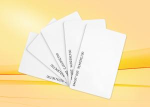 Buy cheap Security Thick PVC ID Card , Blank employee proximity card for Access Control product
