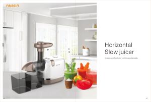 NEW Tigress Slow Juicer Horizontal Wheatgrass Juicer Extractor Vegetable Pomegranate Juicer GK-AMR509