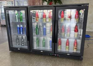 China Three Door Wholesale Mini Cola Refrigerator Drink Display Freezer For Bar on sale