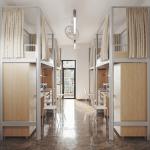 Space utilization and security strong double bed under the table apartment bed