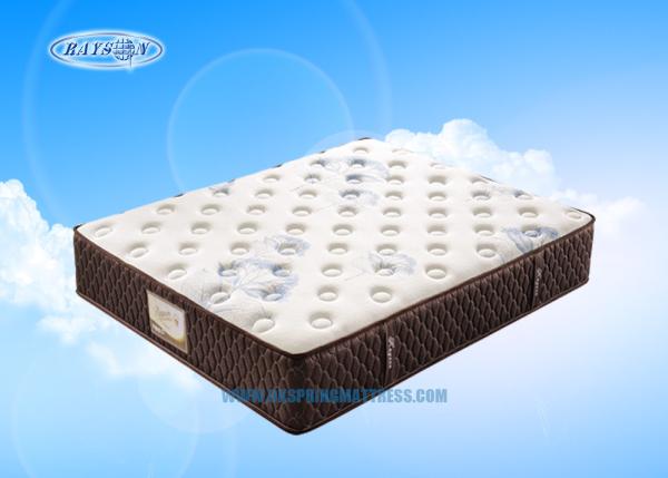Quality White / Grey Fabric Memory Foam Bonnel Spring Mattress for Home for sale