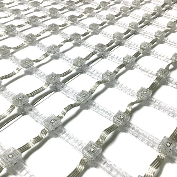 Video Picture Graphic Text Message Display LED RGB Mesh Screens For Building