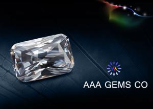 China 1 Carat Enhanced Moissanite Gemstone , Lab Created Moissanite on sale