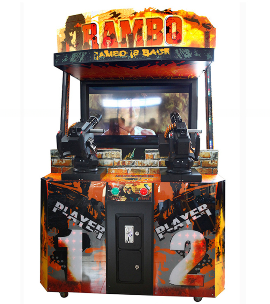 Dreamland game machines 55LCD coin operated machine rambo shooting arcade games