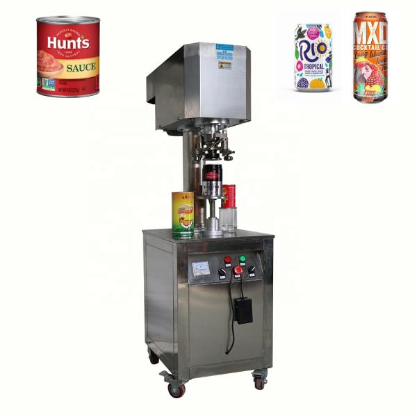 Aluminum Lids Capping Machine for 50 KG Capacity and 50-126mm Bottle Diameter Bottles
