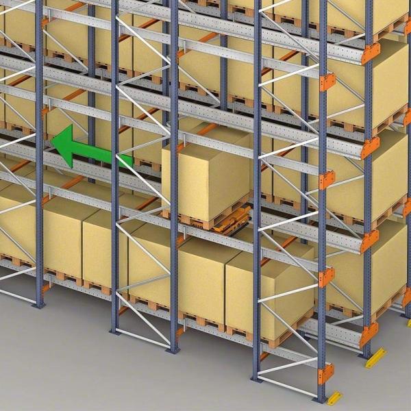 Durable Steel Customized Radio Shuttle Rack Pallet Racking for Warehouse