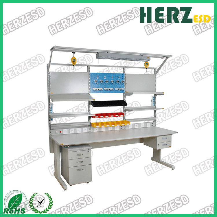 Customized Size ESD Work Table / Anti Static Workbench For Electronic Workshop