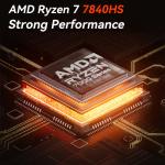 Dual 2.5G Ethernet AMD Gaming Computer With M2 SSD And WiFi Supports 4K HD