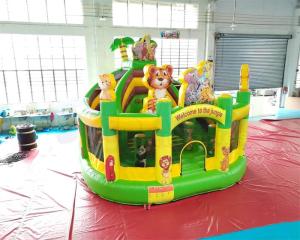 Buy cheap Toddler Jungle Park Jumping Combo Inflatable Bouncer Slide product