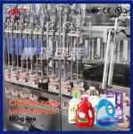 8 Heads Detergent Filling Machine 2000ml-5000ml Detergent Liquid Packing Machine