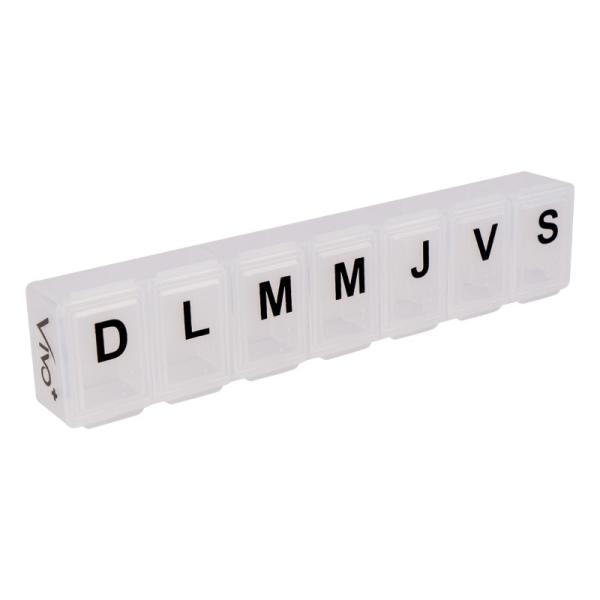 Quality OEM 7 Days Pill Storage Cases Easy Open Transparent Pill Box  For Travel for sale