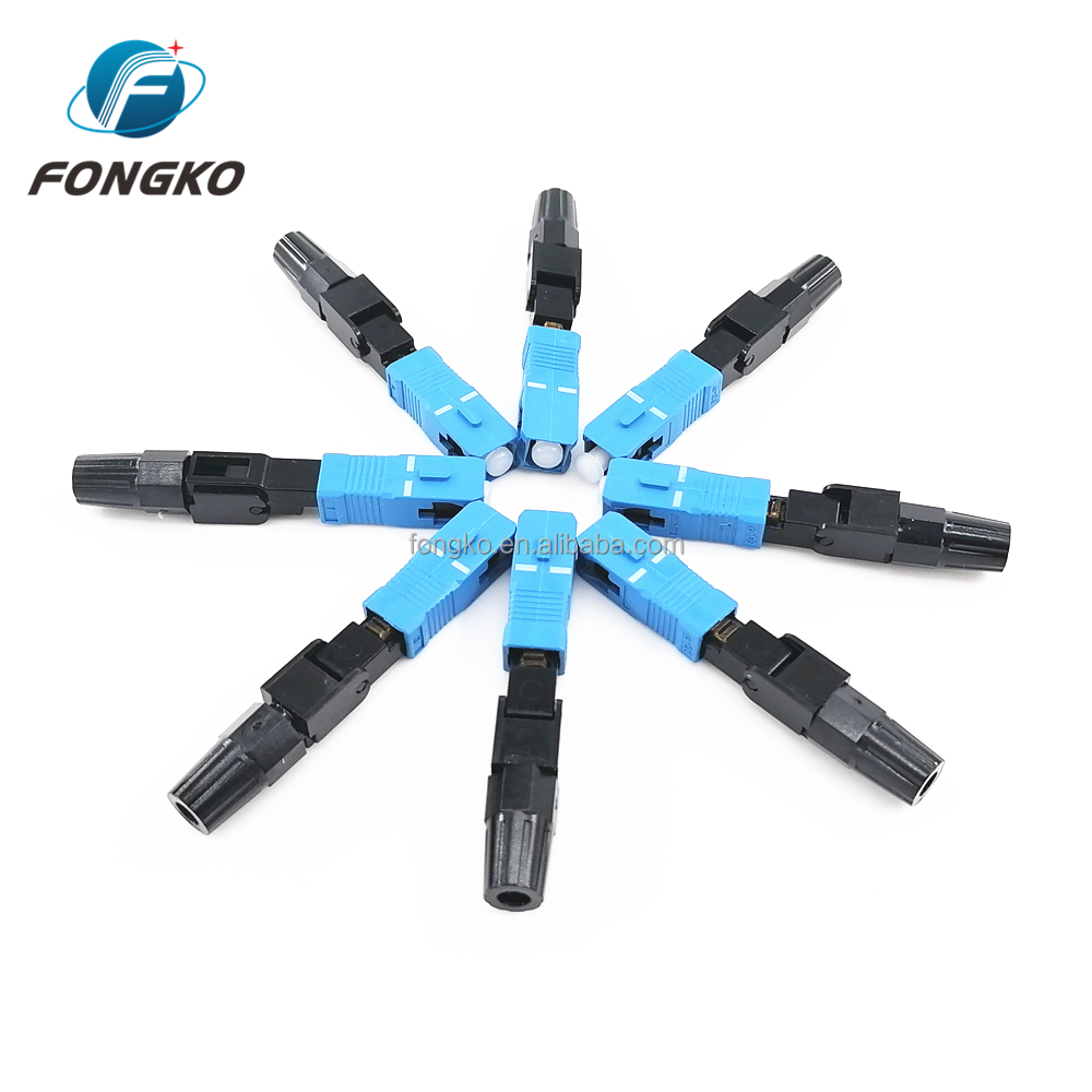 SC UPC to SC APC Fiber Fast Connector Quick Field Installable Connector
