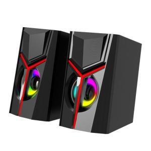 China RGB Gaming Computer Speaker USB Laptop Small Audio Super Volume Desktop Subwoofers on sale