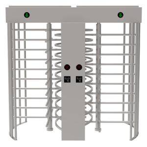 304 Stainless Steel Construction Site Full Height Turnstiles 40 Persons/Min