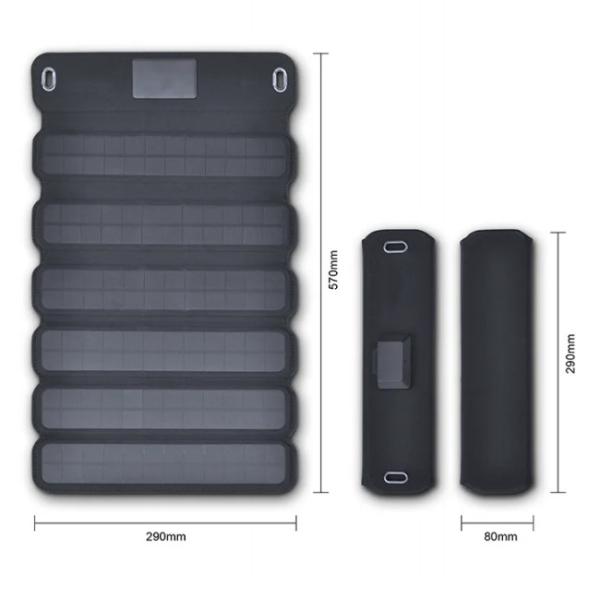 Waterproof Off Grid Solar Blanket With MPPT Regulator Usb Charger 15w