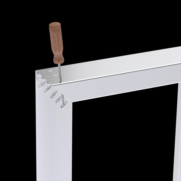 Quality 3Full Half Mortise LED Display Frame Tenon Steel Light Up Frame Box for sale