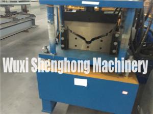 China 4m Length Roof Flashing Gutter Making Machine With Gearing Rigging on sale