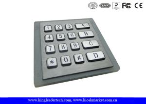 Buy cheap Illuminated Metal Keyboard With 16 Numbers IP65 Waterproof Keys product
