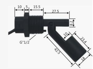 Buy cheap Horizontal install float level sensor product