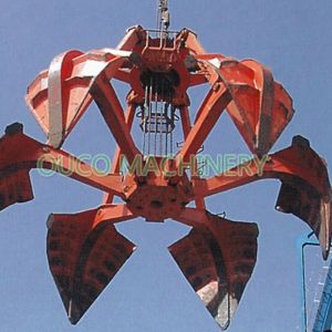 Buy cheap Customized 6 Rope Steel Lifting Orange Peel Grab Bucket from wholesalers