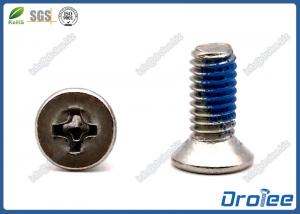 Buy cheap 304/316 Stainless Steel Philips Flat Head Self-locking Screw w/ Nylon Patch product