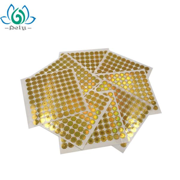 Quality Anti Counterfeit 3D Tamper Proof Seal Stickers Transparent Hologram for sale