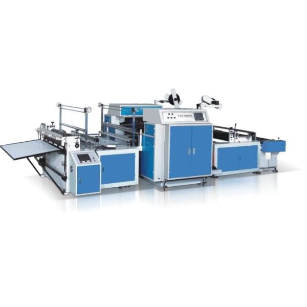 Cross Cutting / Slitting Non Woven Fabric Bag Making Machine 50-150 GSM Thickness