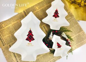 China Holiday X`mas Tree Perfect For Seeds Nuts And Dry Fruits Plates Bowl Dish Plate Tableware Breakfast Tray Kitchen Home Su on sale
