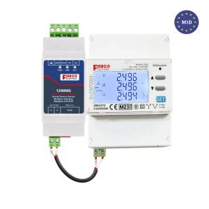 Digital Only MID Approved EM4373 CT 3*230/400V 0.05-5 6 A Three Phase Power Analyzer