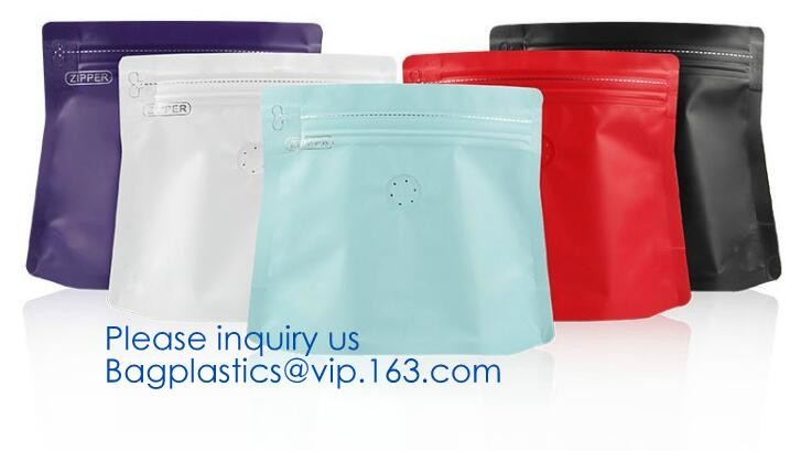 Transparent bopp/opp square block bottom bags with side gusset,Bopp Block Square Bottom Bag,Clear Square Bottom Bags,Can