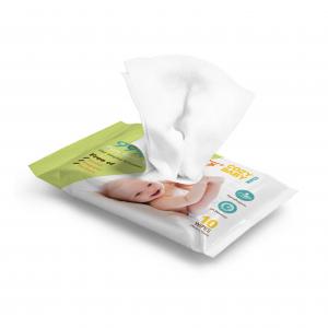 China Nonwoven Pure Water Baby Wet Wipes Toddler Infant Diaper Wipes Single Pack 10pcs on sale