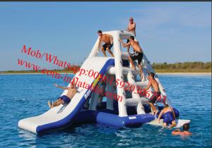 Buy cheap giant inflatable water floating slides, inflatable water park product