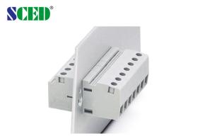 Buy cheap 600V 65Amp Connector Feed Through Terminal Blocks 10.10mm Auto Electrical Terminal Grey product