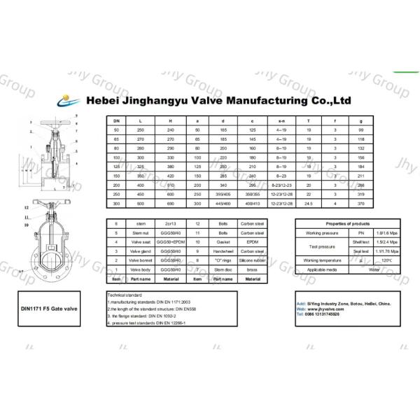 Resilient Seat DI Gate Valve UL FM Approved DN200 Gate Valve