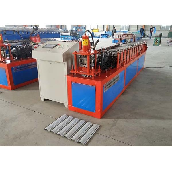 High Strength Frame Roller Shutter Door Roll Forming Machine 110mm PPGI Steel Slat Material