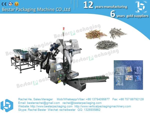 Quality How to pack screw, bolts, nuts, washers and rivets, bestar counting and packing machine for sale