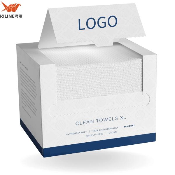 Quality 100% organic cotton soft face hand cleansing wipes for sale
