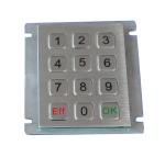 IP65 RS232 explosion proof stainless steel numeric keypad for gas machine